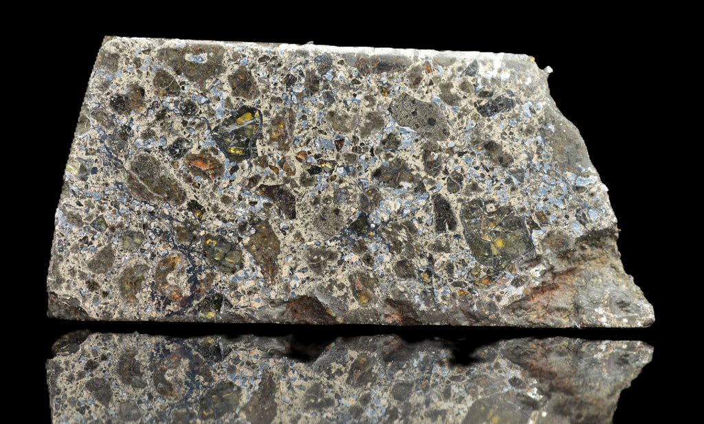 Talsint Mesosiderite Meteorite Slice – 2.65 g