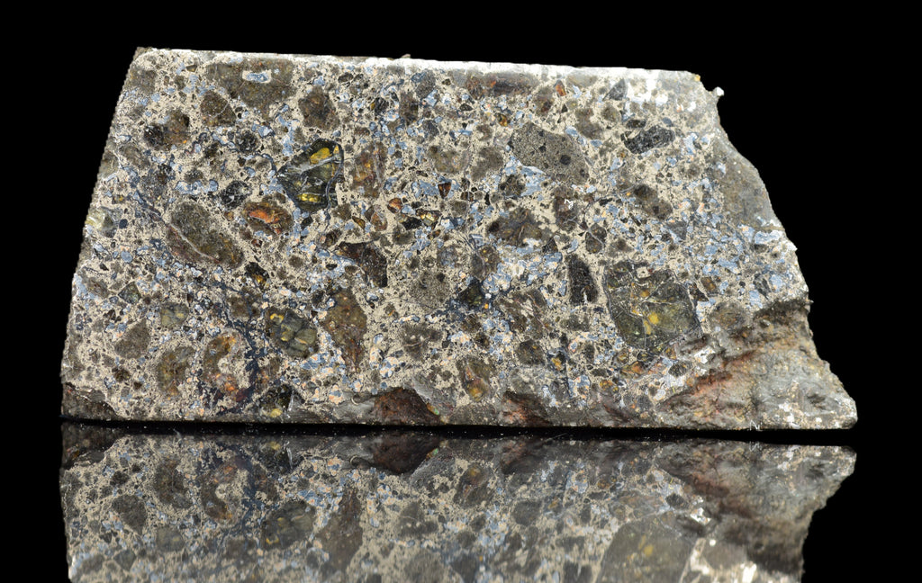 Talsint Mesosiderite Meteorite Slice – 2.65 g