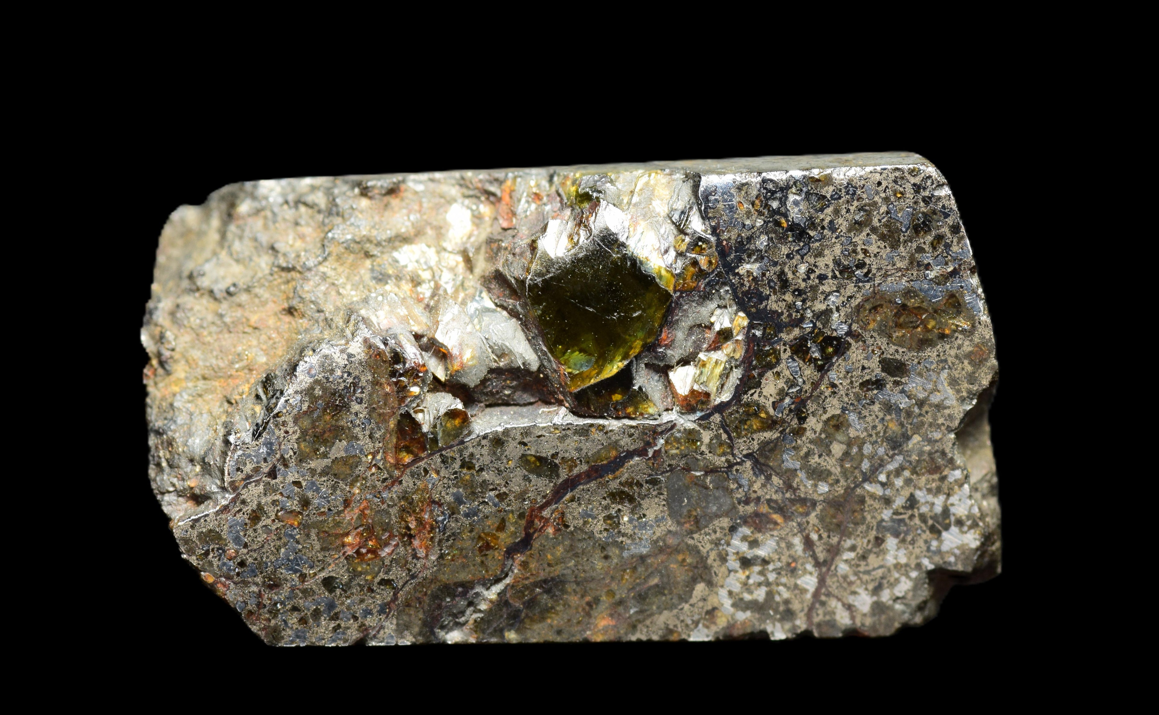 Talsint Mesosiderite Meteorite Slice – 1.90  g