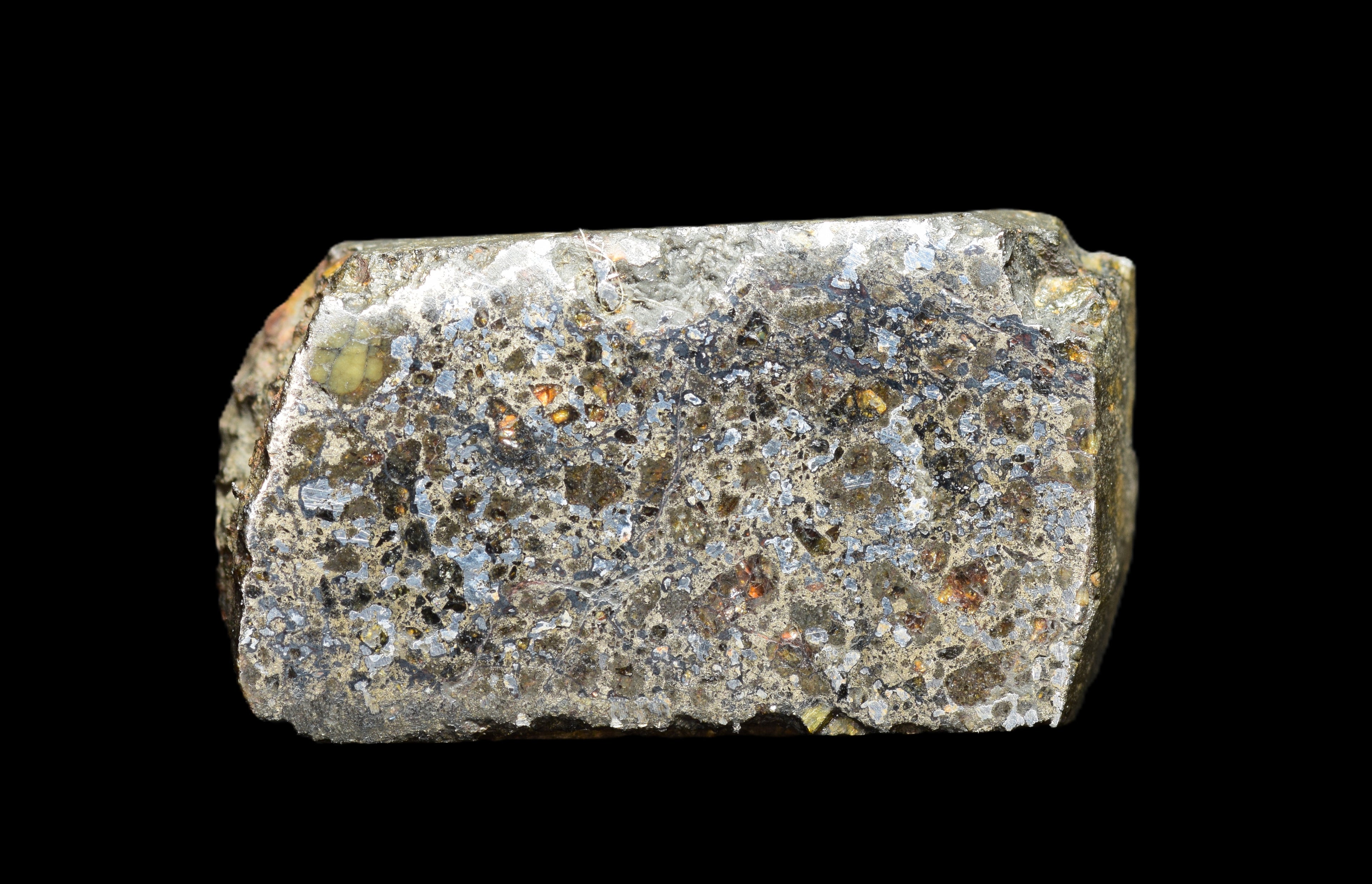 Talsint Mesosiderite Meteorite Slice – 1.90  g