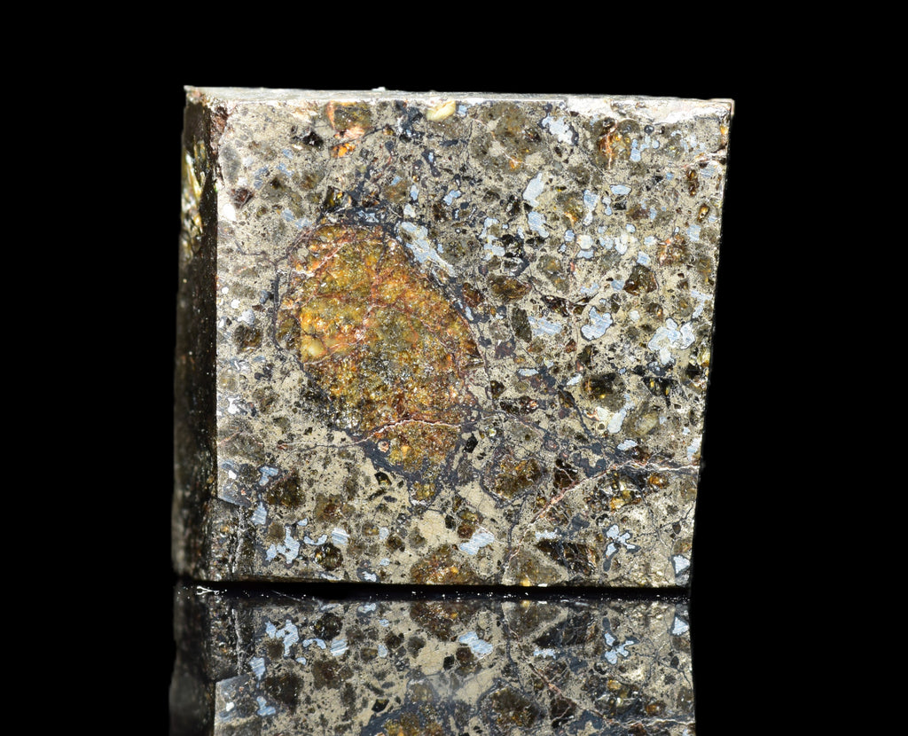 Talsint Mesosiderite Meteorite Slice – 1.43  g