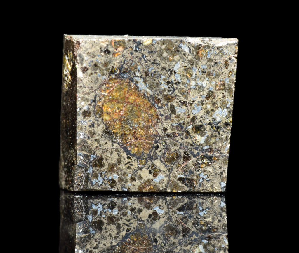 Talsint Mesosiderite Meteorite Slice – 1.43  g