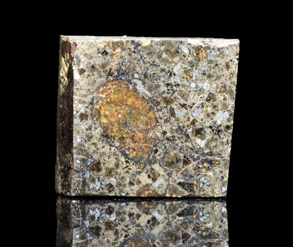 Talsint Mesosiderite Meteorite Slice – 1.43  g