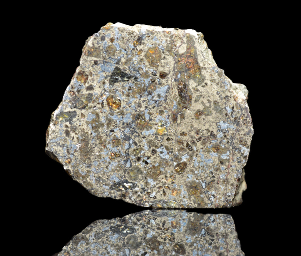 Talsint Mesosiderite Meteorite Slice – 0.88   g