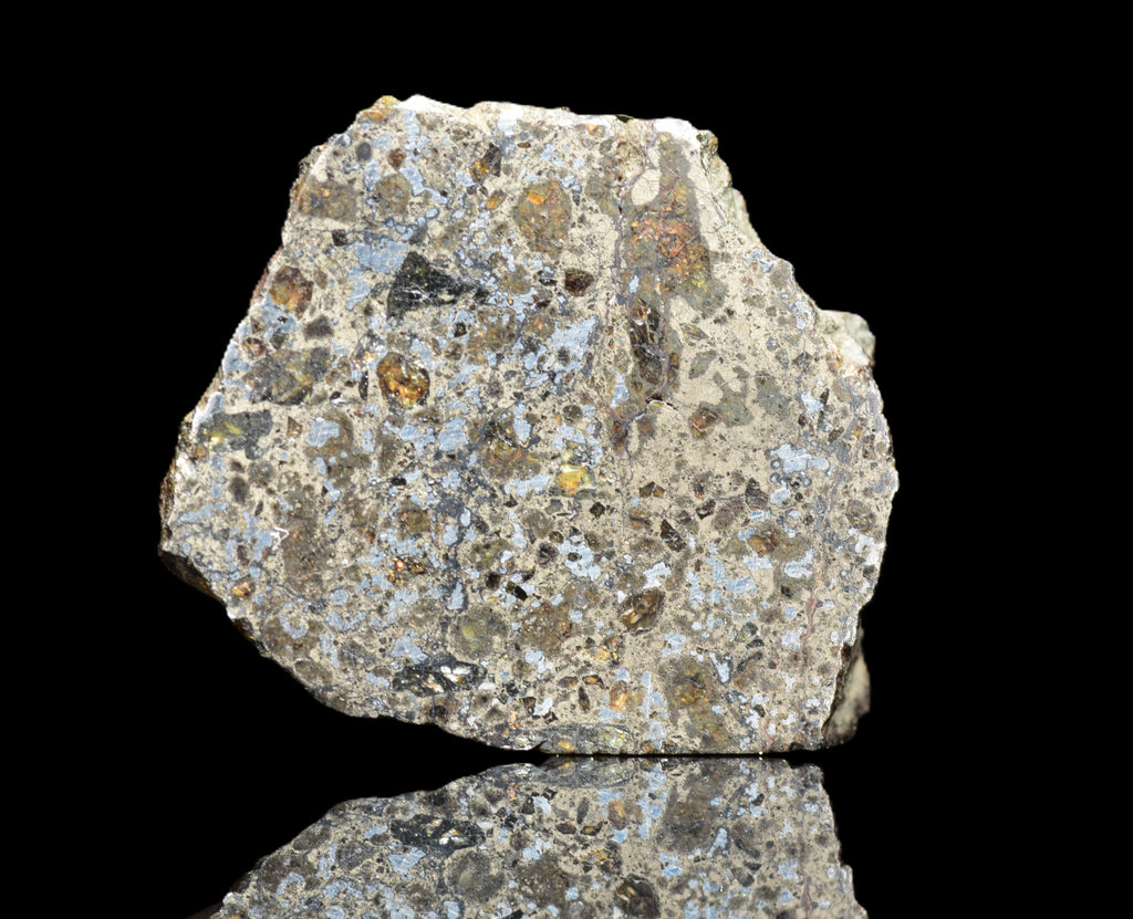 Talsint Mesosiderite Meteorite Slice – 0.88   g