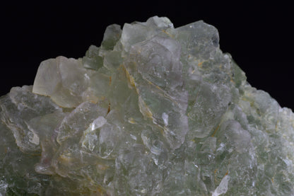 Green fluorite crystal from El Hammam Morocco, showcasing vibrant green hues and natural mineral formations.