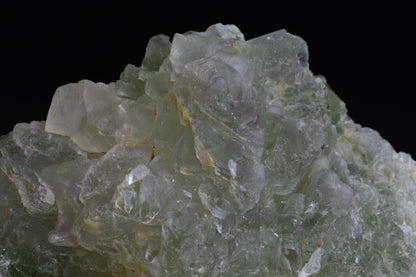 Green Fluorite crystal from El Hammam, Morocco, featuring vibrant green hues and natural crystal formations.