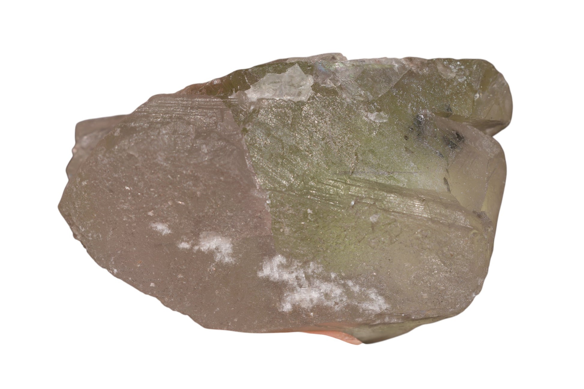 Green Fluorite El Hammam Morocco – front view