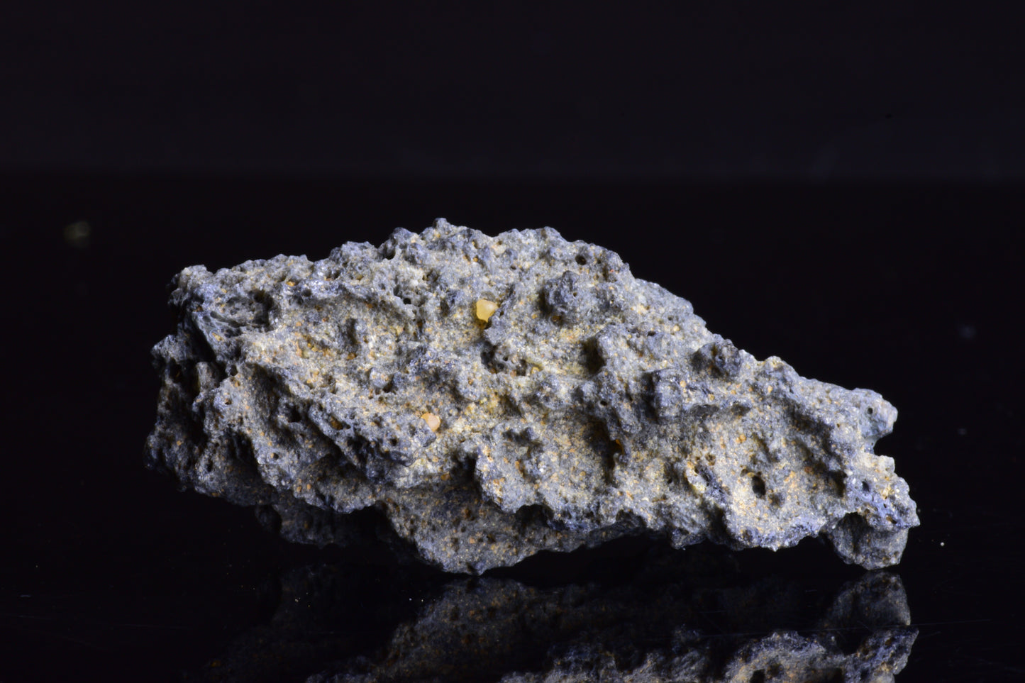 Fulgurite lightning fused glass crystal from Sahara Desert, weighing 9.4 grams, natural lightning energy fused into glass.