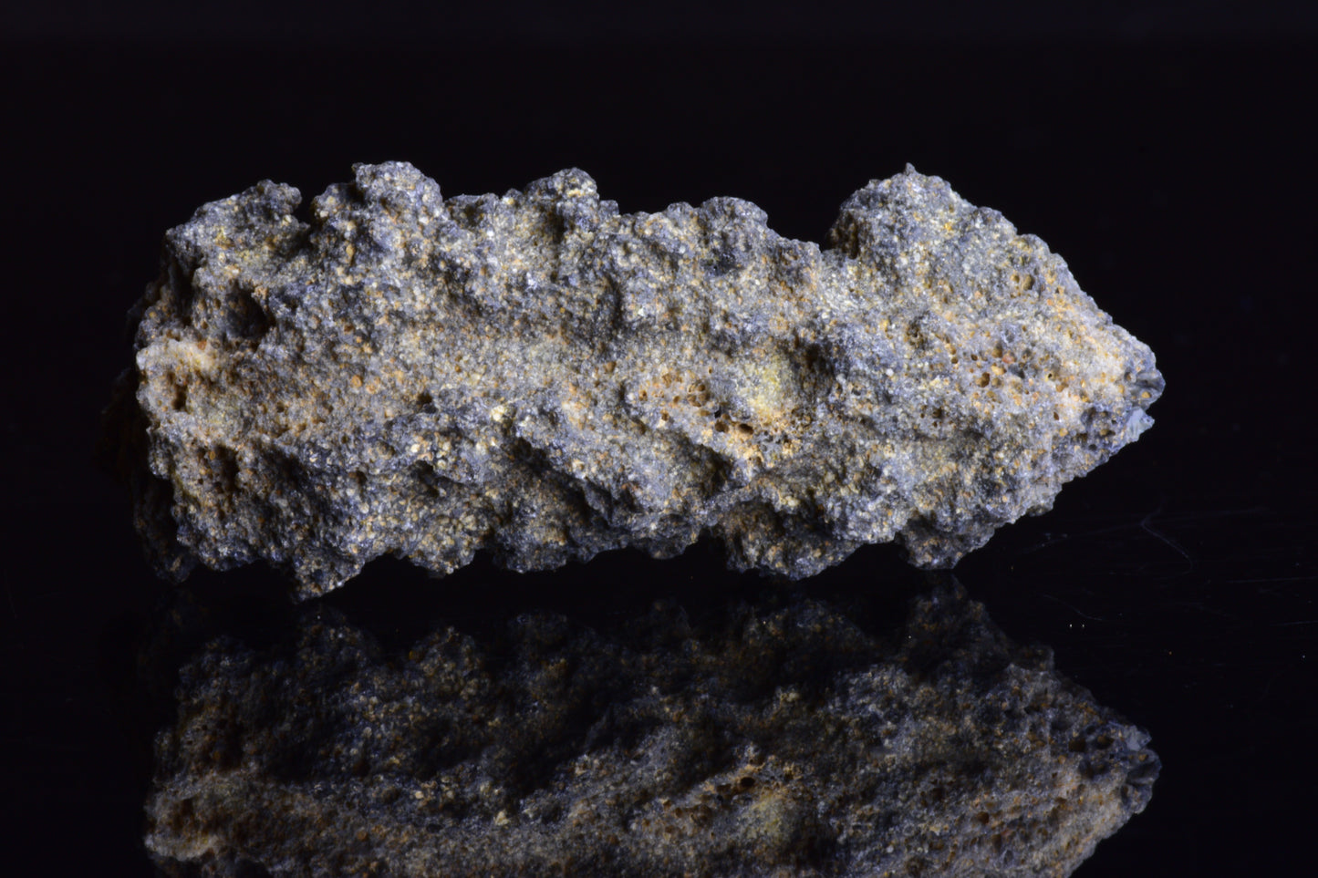Fulgurite lightning-fused glass crystal from Sahara Desert, weighing 6.9 grams, showcasing natural lightning strike patterns.