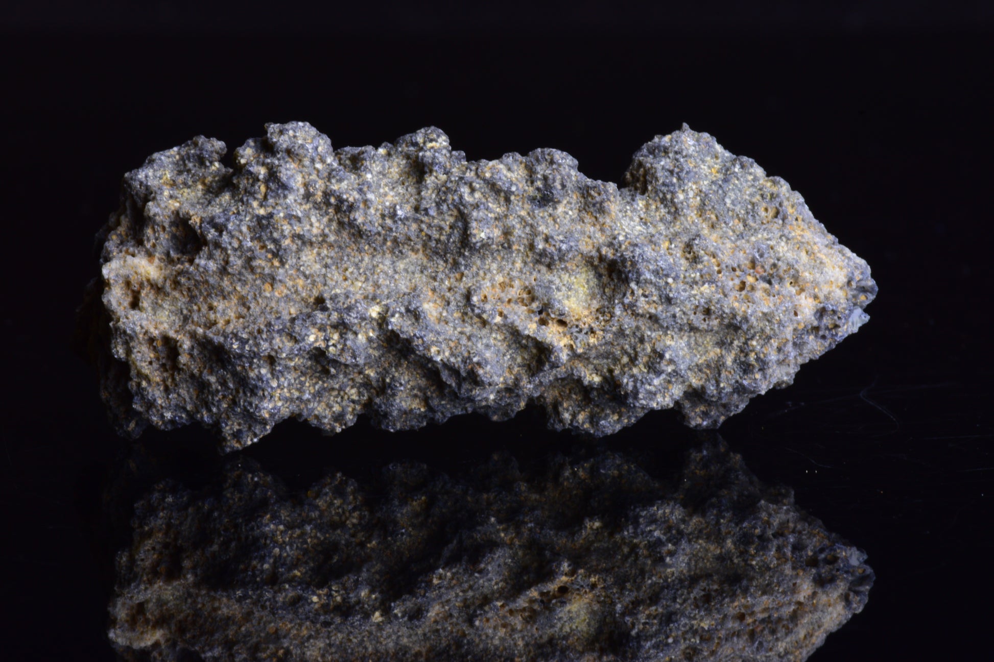 Fulgurite lightning-fused glass crystal from Sahara Desert, weighing 6.9 grams, by Buy Meteorite LLC.
