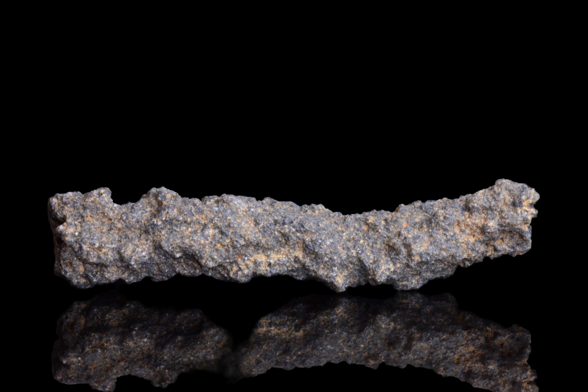 Fulgurite lightning fused glass crystal from Sahara Desert, weighing 3.1 grams, created by Buy Meteorite LLC.
