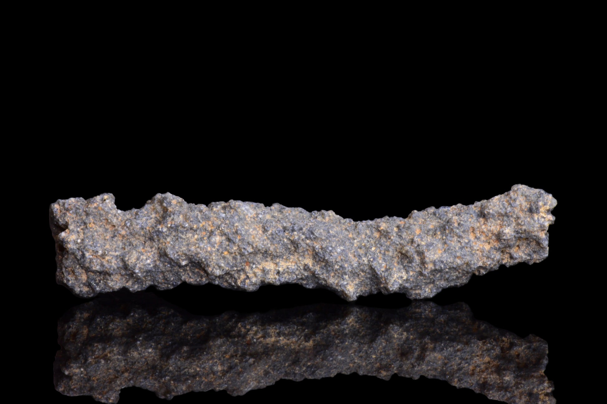 Fulgurite lightning-fused glass crystal from the Sahara Desert, weighing 3.1 grams, by Buy Meteorite LLC.