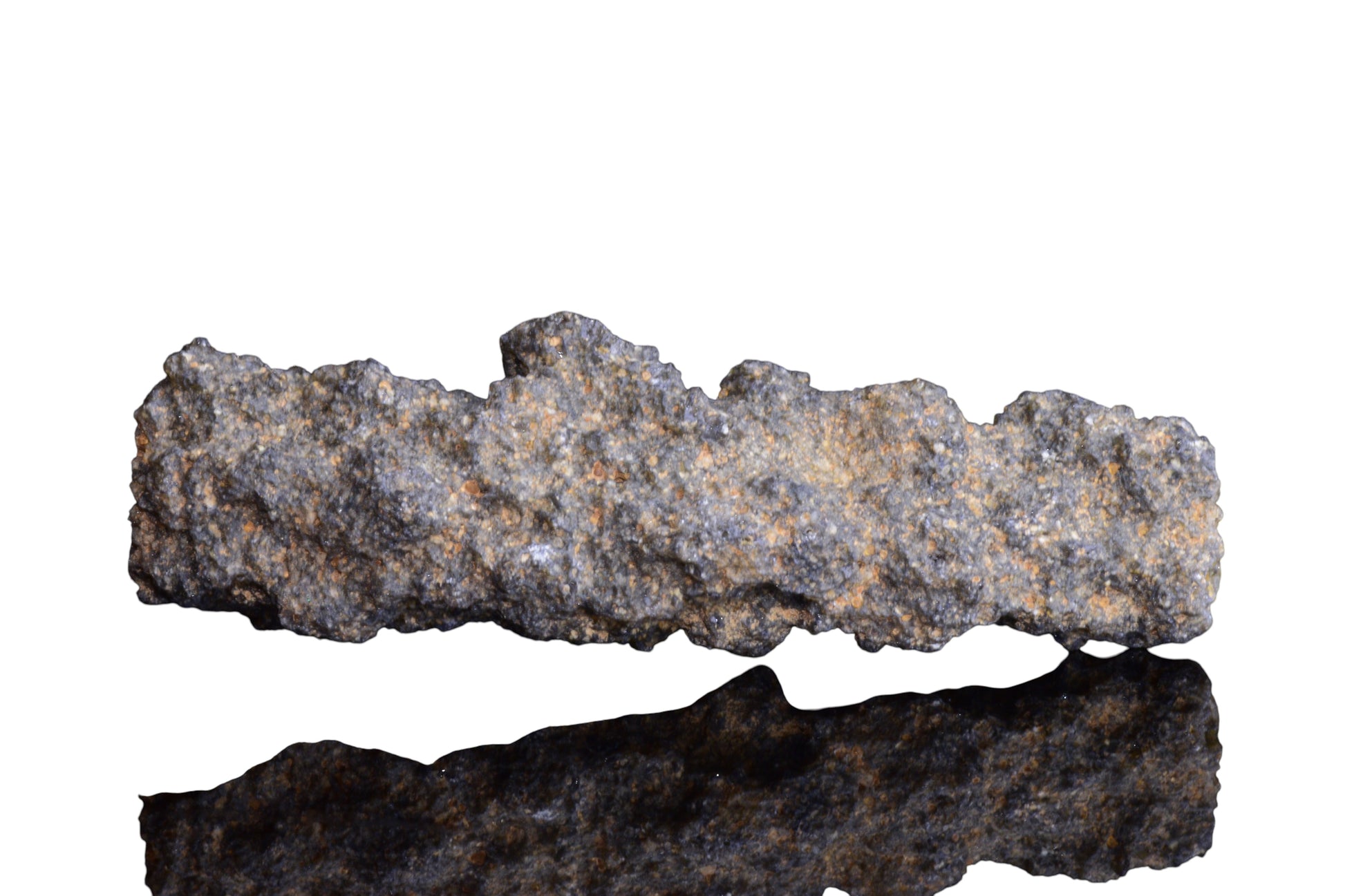 Fulgurite lightning fused glass crystal from Sahara Desert, 2.5 grams, showcasing natural lightning strike patterns and earthy tones.