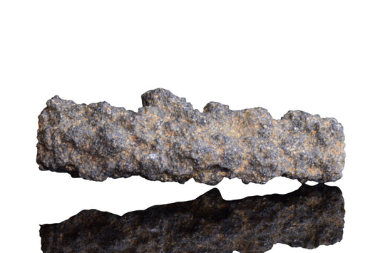 Fulgurite lightning fused glass crystal from Sahara Desert, 2.5 grams, showcasing natural lightning strike patterns and earthy tones.
