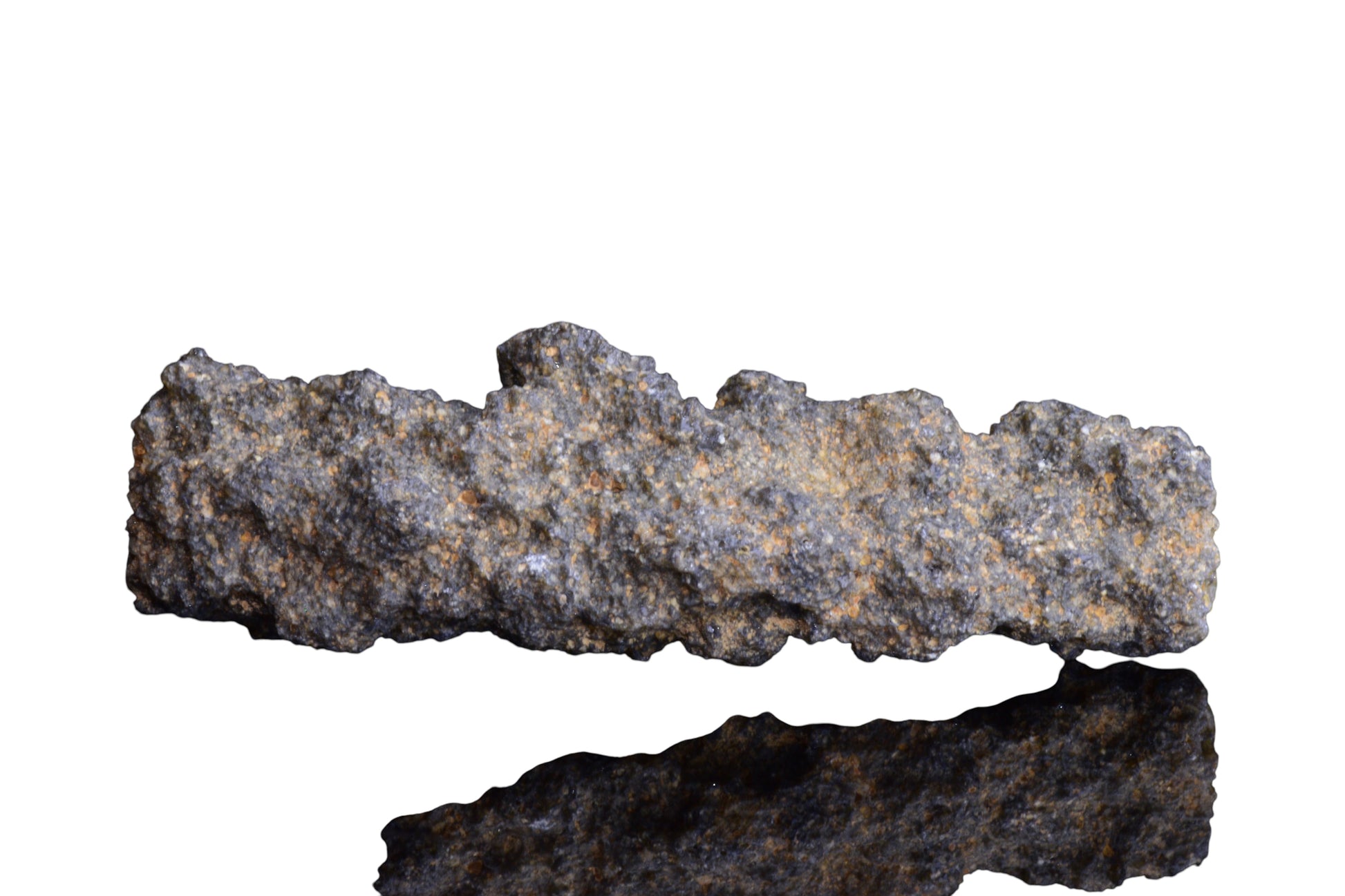 Fulgurite Lightning Fused Glass crystal from Sahara Desert, 2.5g, natural glass formation with lightning-inspired patterns.