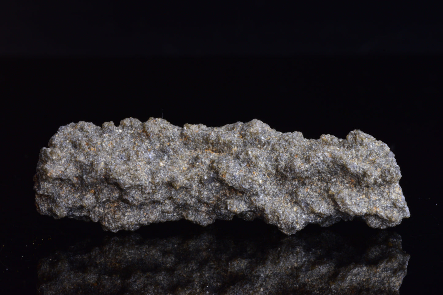 Fulgurite lightning-fused glass crystal from Sahara Desert, weighs 4.9 grams, showcasing natural lightning strike formation.