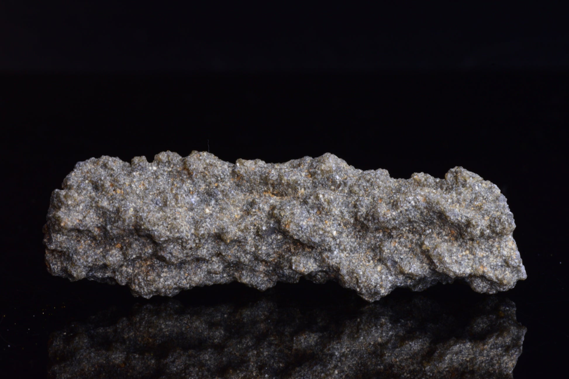 Fulgurite lightning-fused glass crystal from Sahara Desert, weighs 4.9 grams, showcasing natural lightning strike formation.