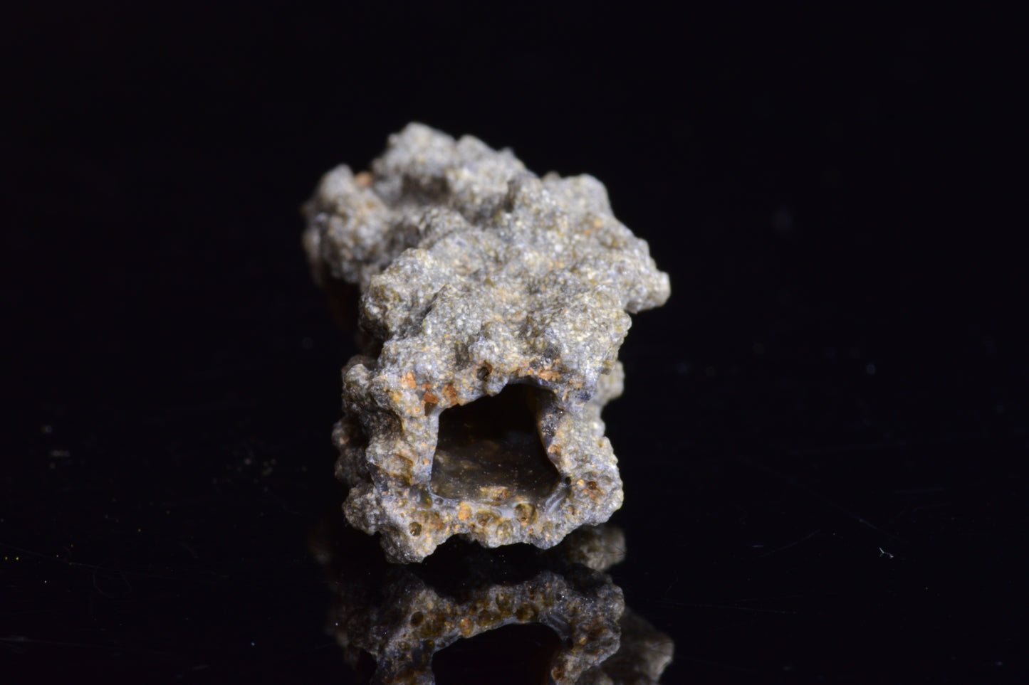 Fulgurite lightning fused glass crystal from Sahara Desert, weighing 4.9 grams, created by Buy Meteorite LLC.