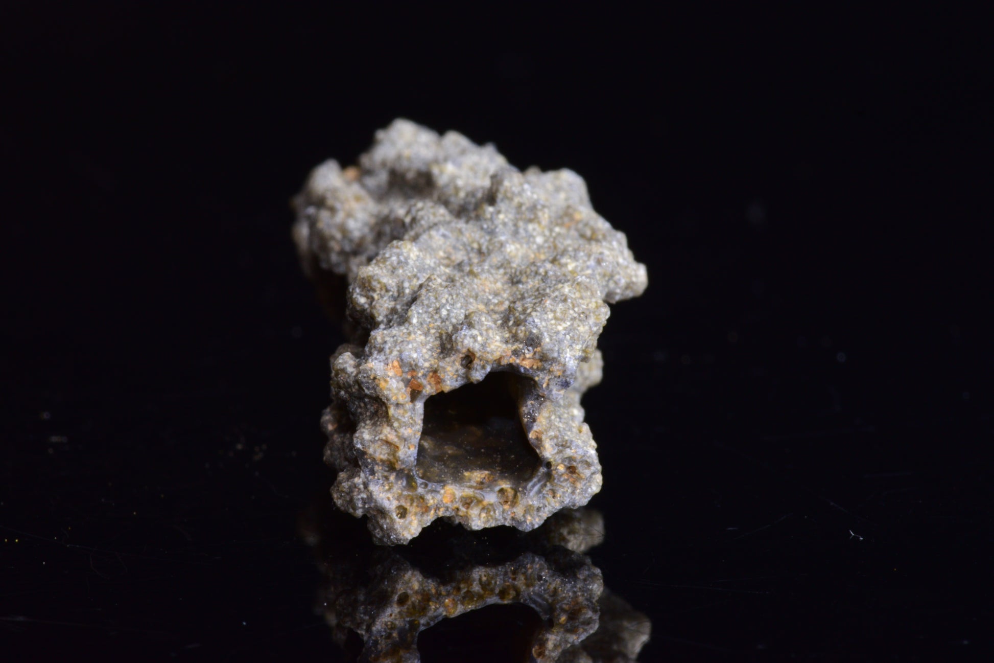 Fulgurite lightning fused glass crystal from Sahara Desert, weighing 4.9 grams, created by Buy Meteorite LLC.