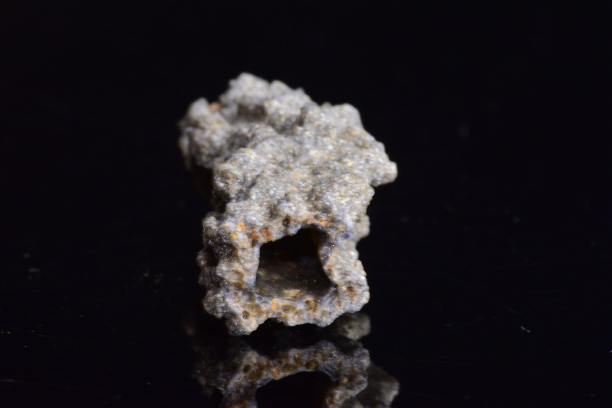 Fulgurite lightning fused glass crystal from Sahara Desert, 4.9 grams, by Buy Meteorite LLC, showcasing natural lightning fusion patterns.