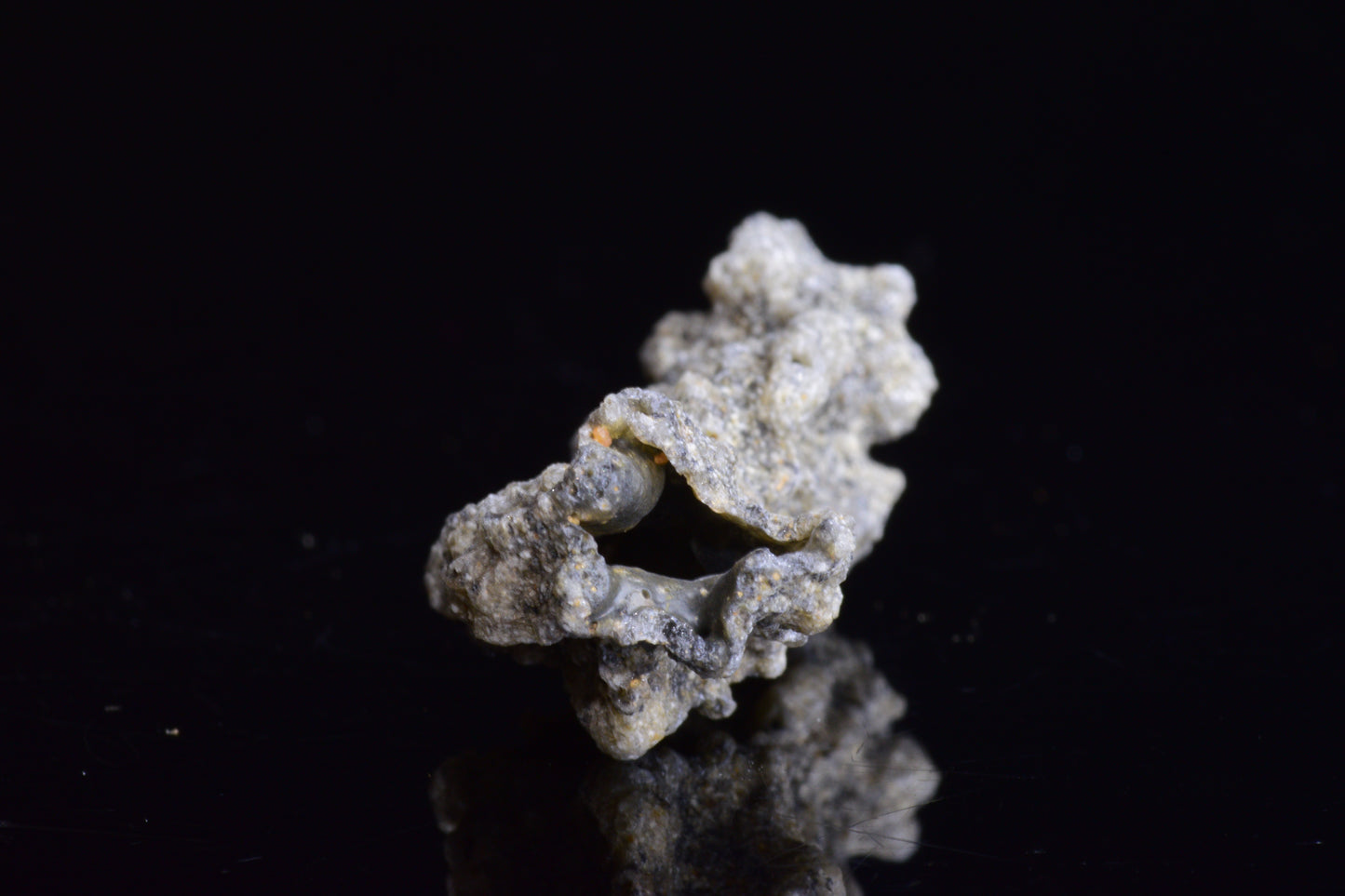 Fulgurite lightning fused glass crystal from Sahara Desert, weighs 2.9 grams, by Buy Meteorite LLC.