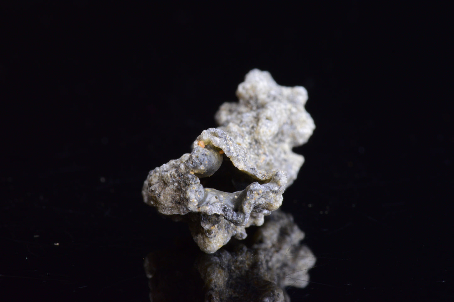 Fulgurite Lightning Fused Glass crystal from Sahara Desert, weighing 2.9 grams, made by Buy Meteorite LLC.