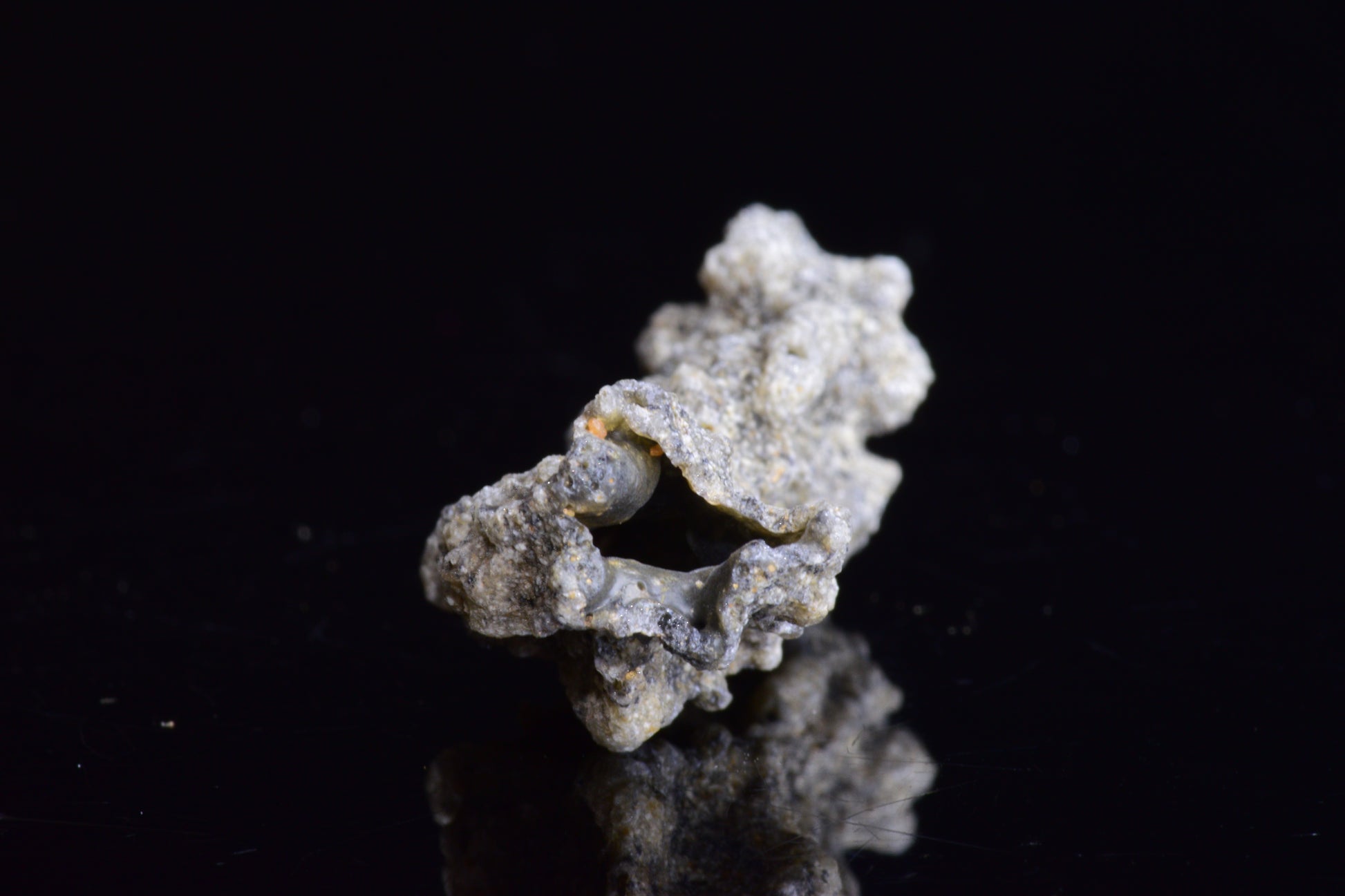 Fulgurite Lightning Fused Glass crystal from Sahara Desert, weighing 2.9 grams, made by Buy Meteorite LLC.