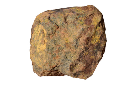Al Haggounia 001 EL chondrite impact melt rock – hand scale view