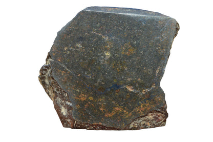 NWA 14886 rare L3-melt breccia meteorite main mass 65.9g – top face showing dark chondritic matrix