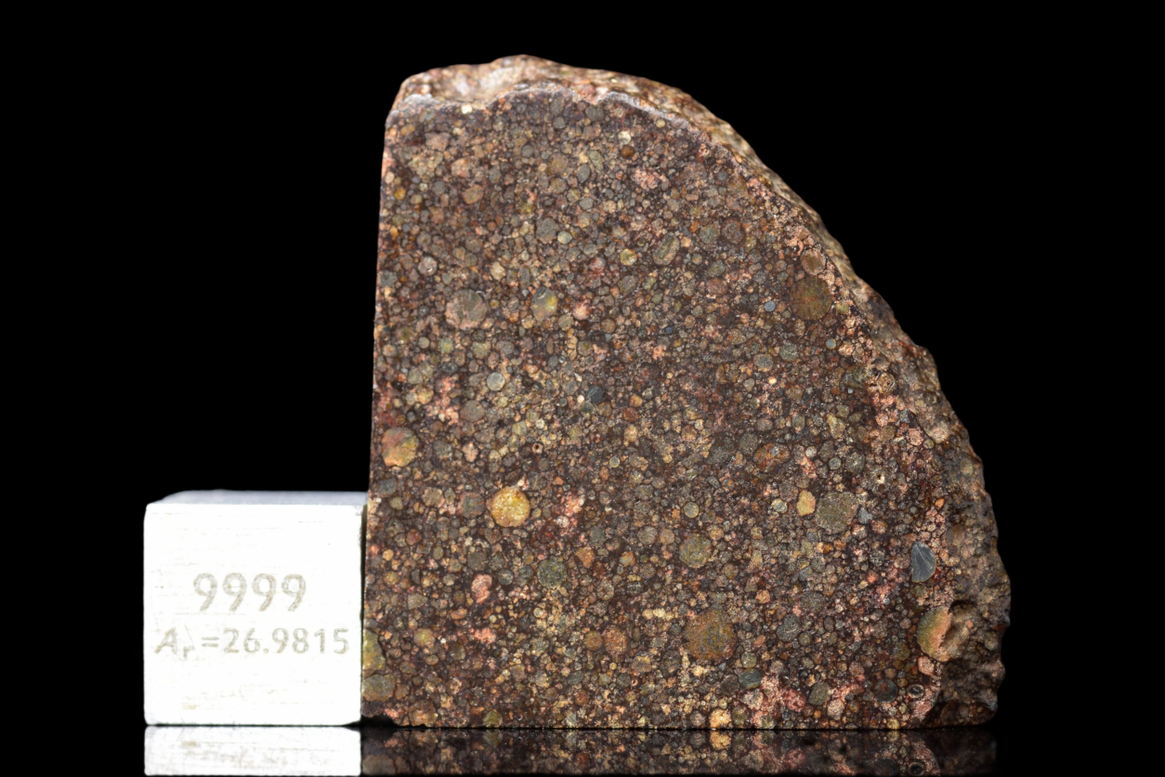 NWA 12341 – L3.5 Ordinary Chondrite Meteorite Slice