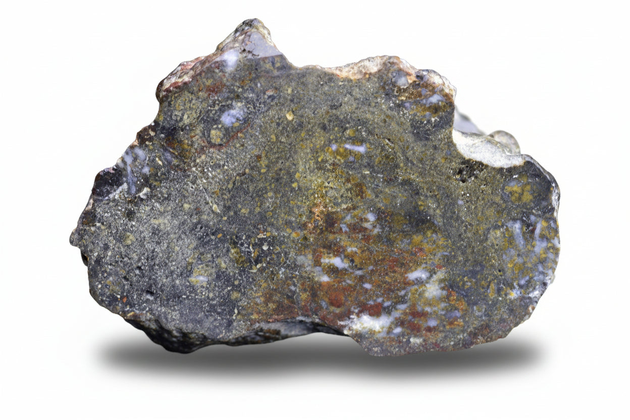 NWA 12344 Eucrite Meteorite Endcut – For Sale V