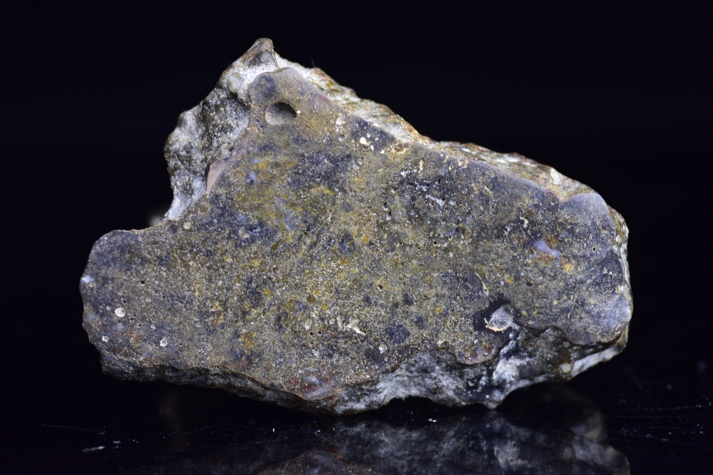 NWA 12344 Eucrite Meteorite Slice– For Sale 44