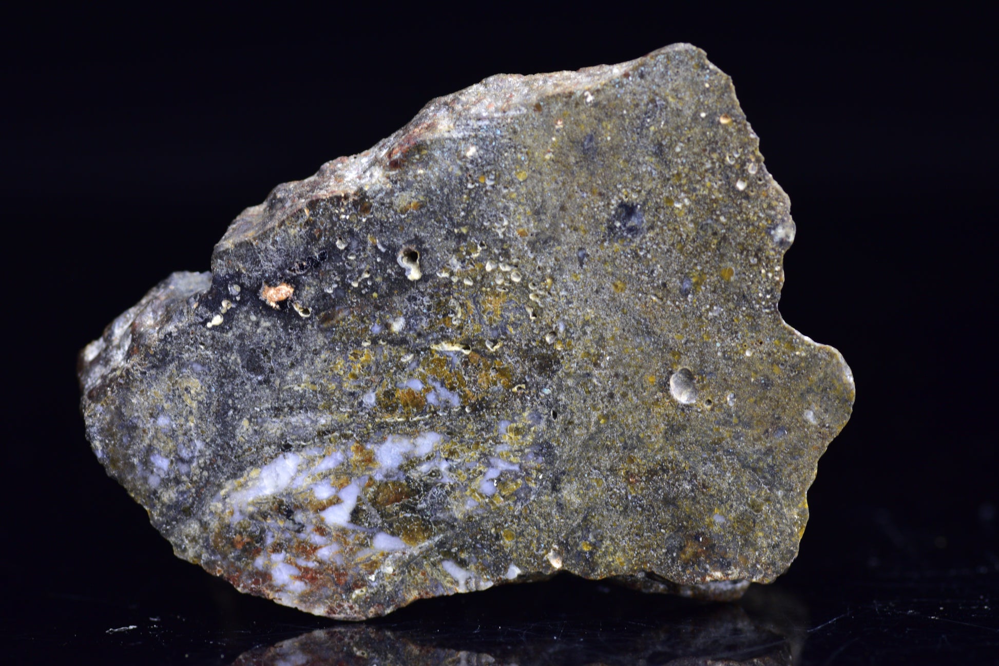 NWA 12344 Eucrite Meteorite Slice– For Sale 4