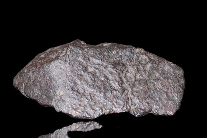NWA 14003 H4 ordinary chondrite meteorite weighing 108.2 grams, shown with its textured, dark surface and mineral details.