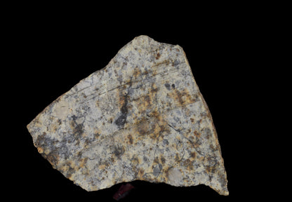 NWA 14225 LL6 chondrite meteorite, 4 grams, with a rough, dark exterior and mineral inclusions, from Buy Meteorite, LLC.