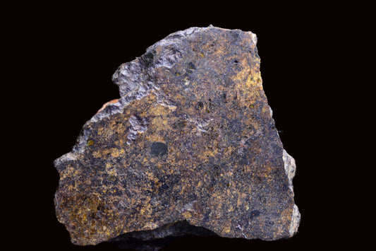 NWA 14867 Mesosiderite Meteorite Endcut Slice