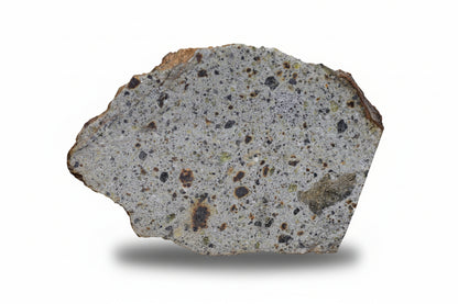 NWA 14868 Diogenite Meteorite – Polymict HED Achondrite end cut