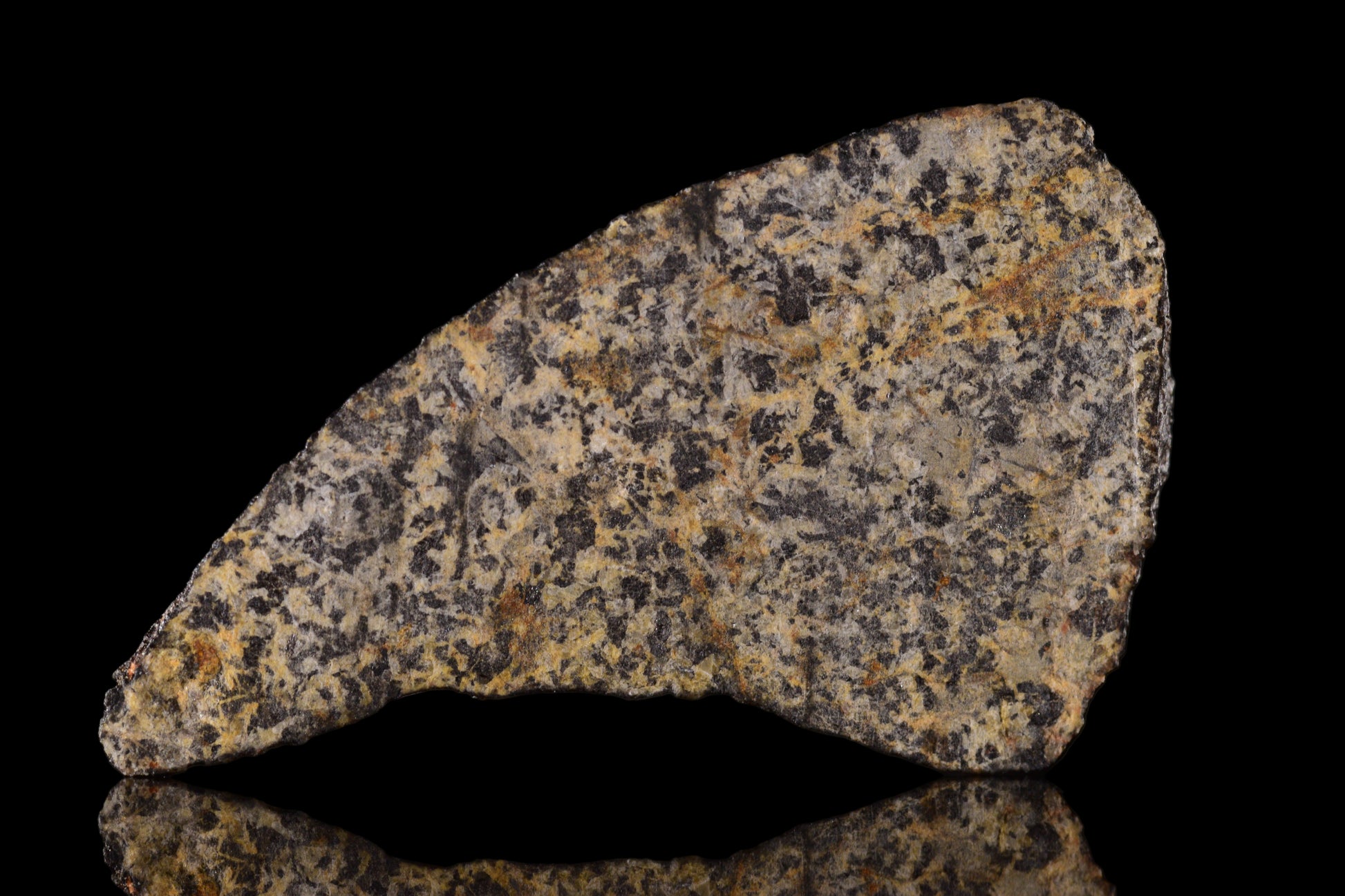 NWA 15417 – Eucrite Achondrite Meteorite Endcut