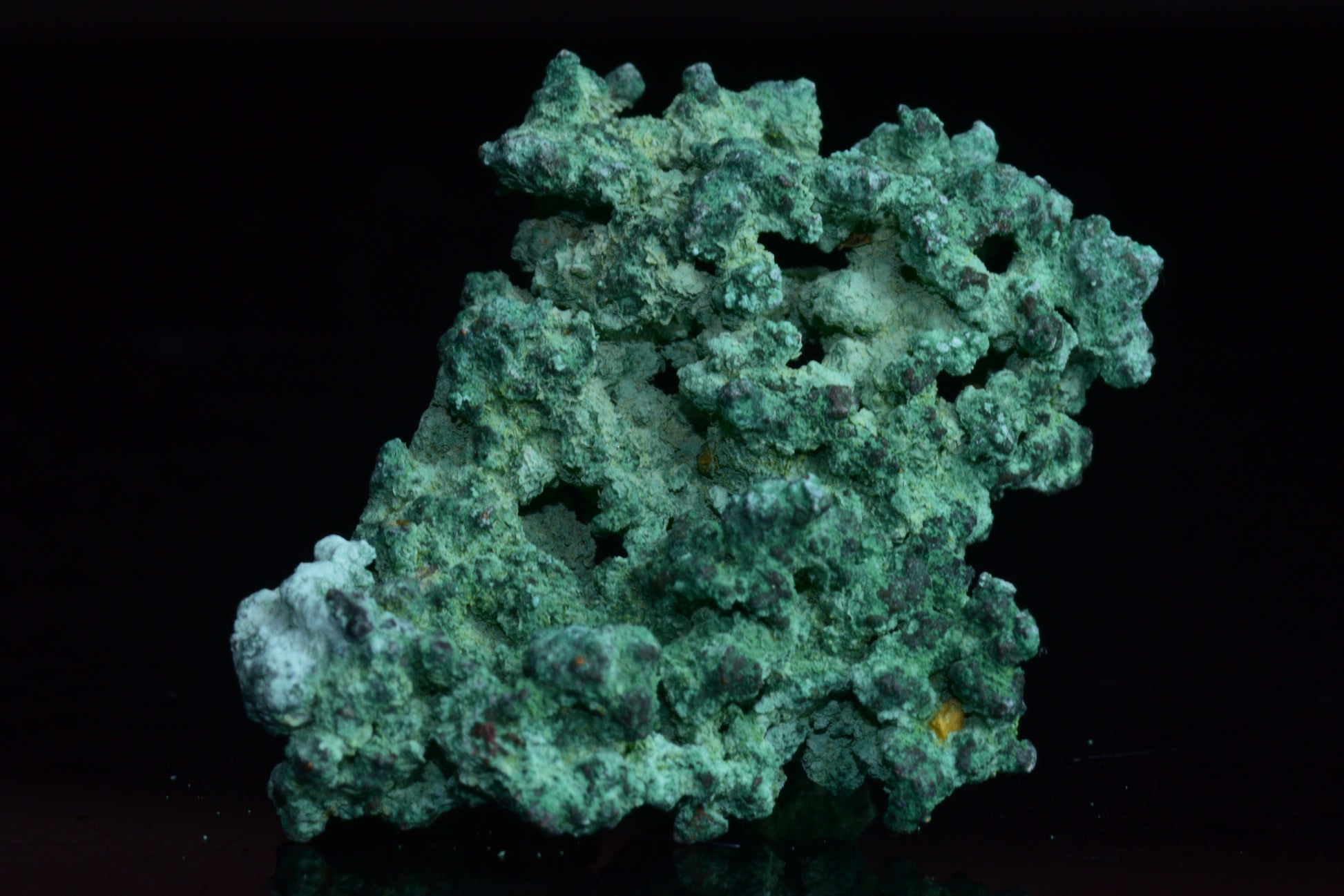 Natural copper crystal specimen from Morocco, 12.7g, with vibrant metallic luster and unique crystalline formation.