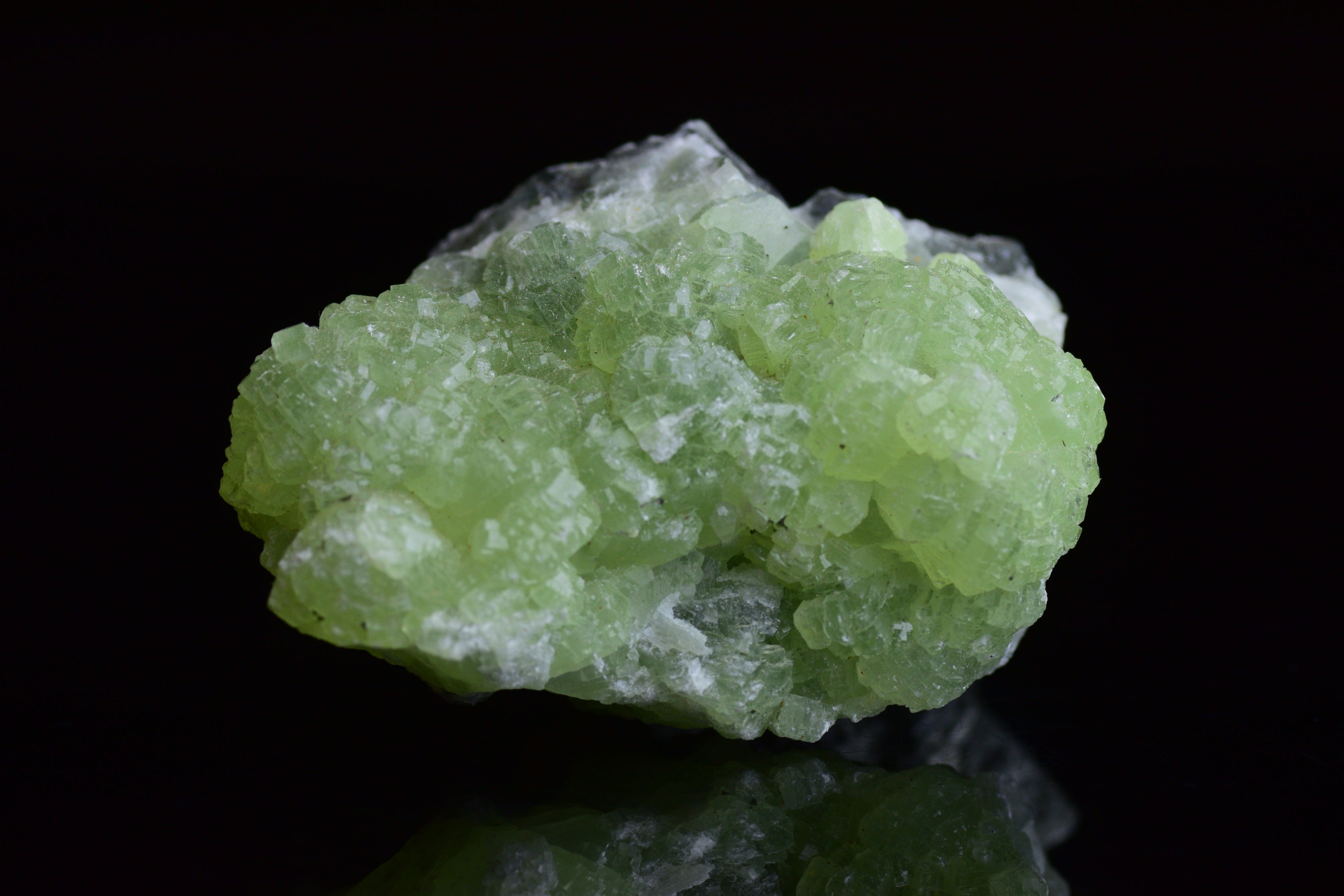 PREHNITE and ACTINOLITE – Boulemane, Morocco BB