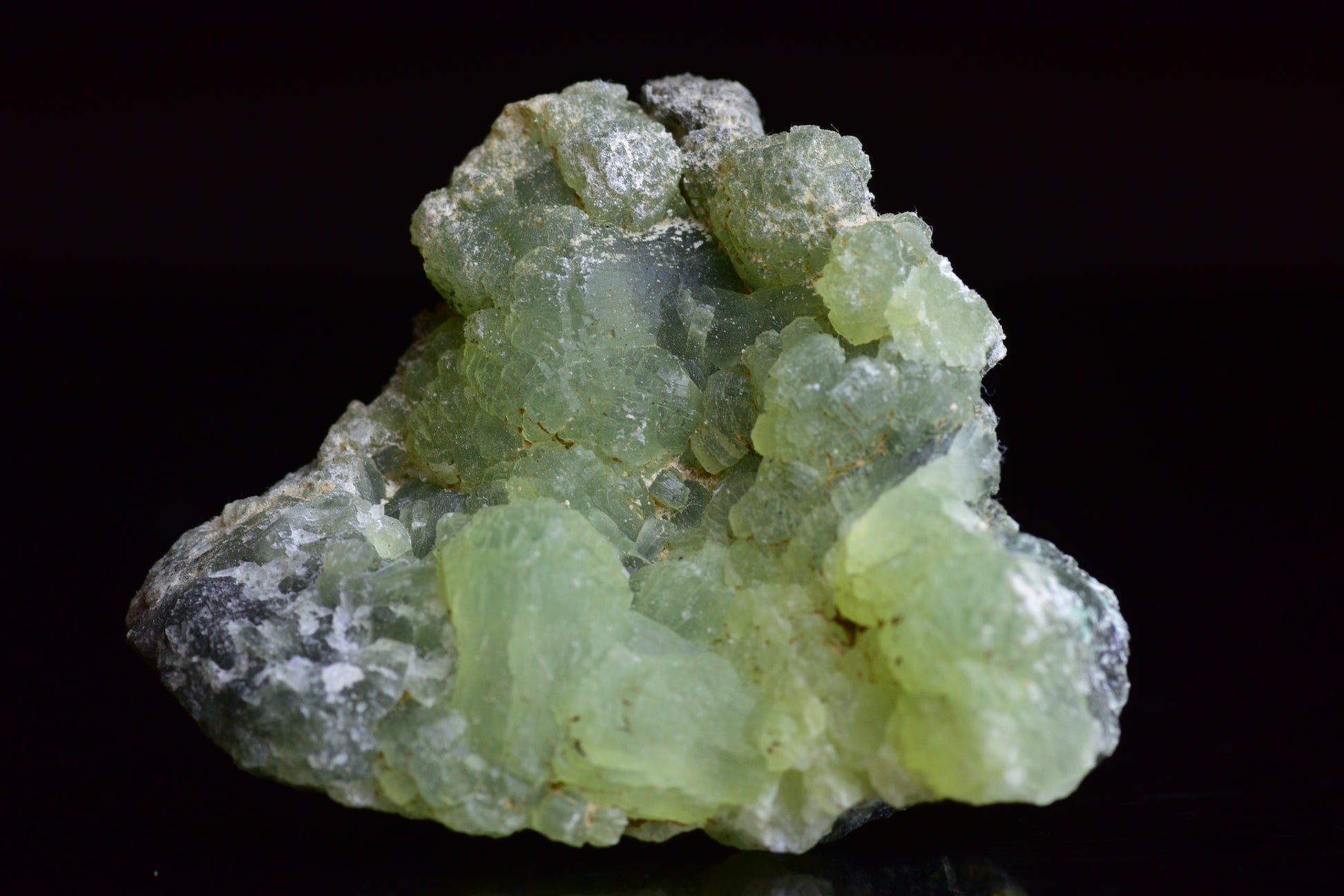 PREHNITE and ACTINOLITE – Boulemane, Morocco BN