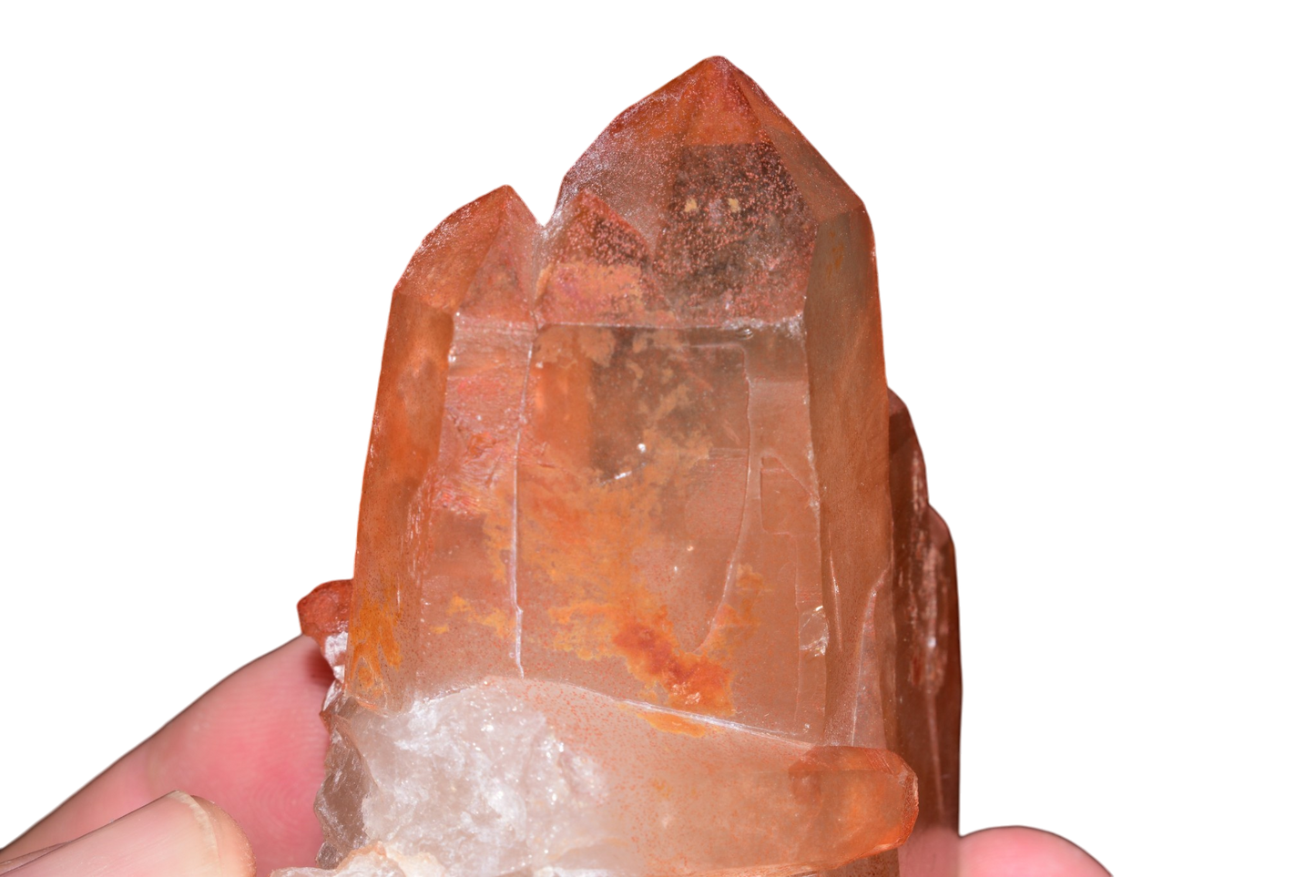 red hematite quartz specimen