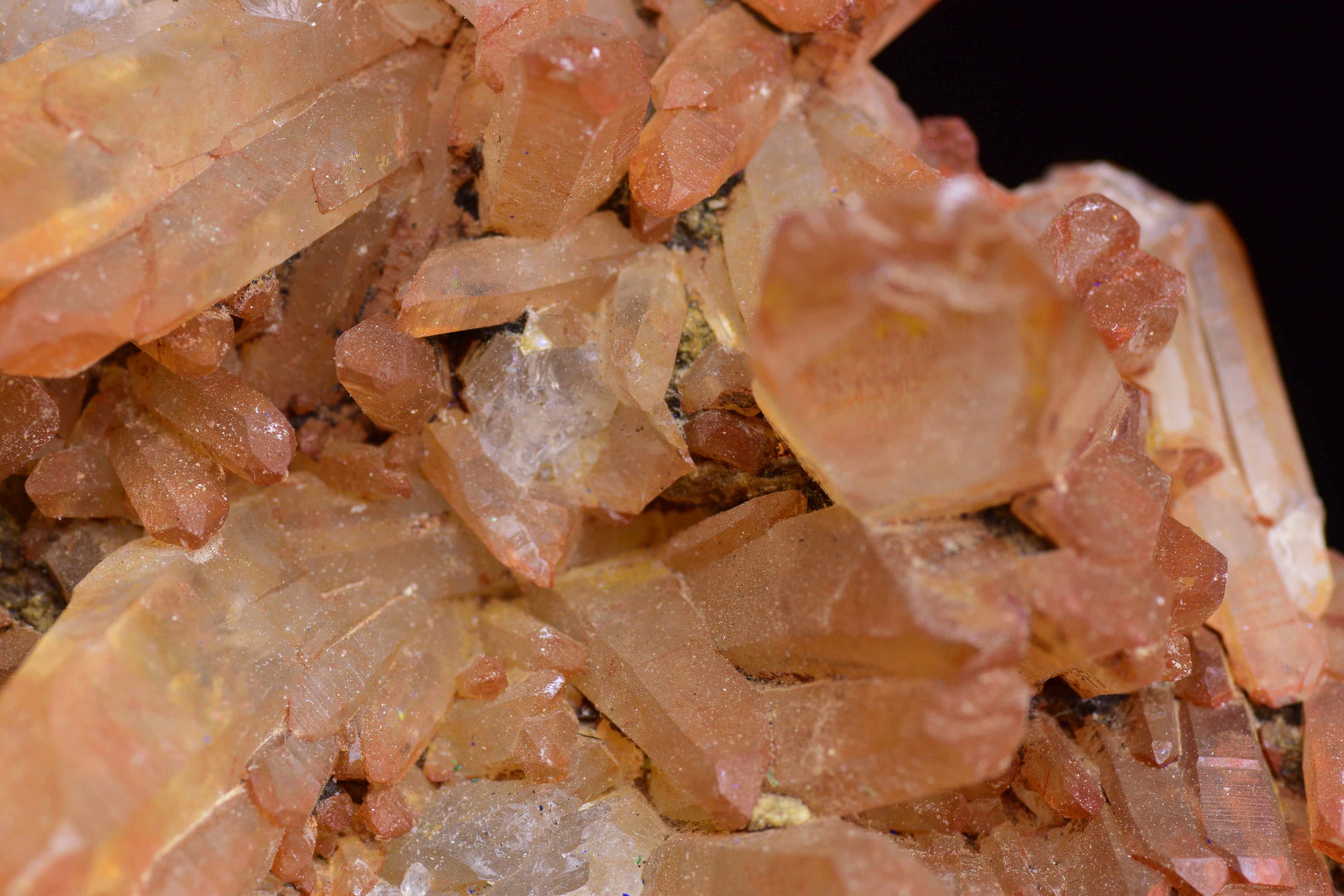 Red Quartz Crystal Cluster (Ferruginous Quartz) – Tinejdad, Morocco NN