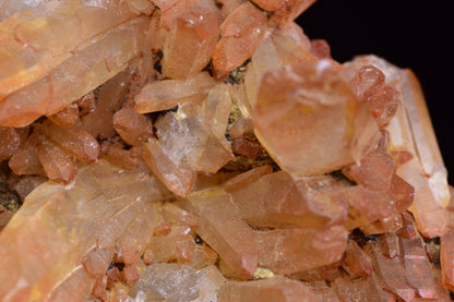 Red Quartz Crystal Cluster (Ferruginous Quartz) – Tinejdad, Morocco NN