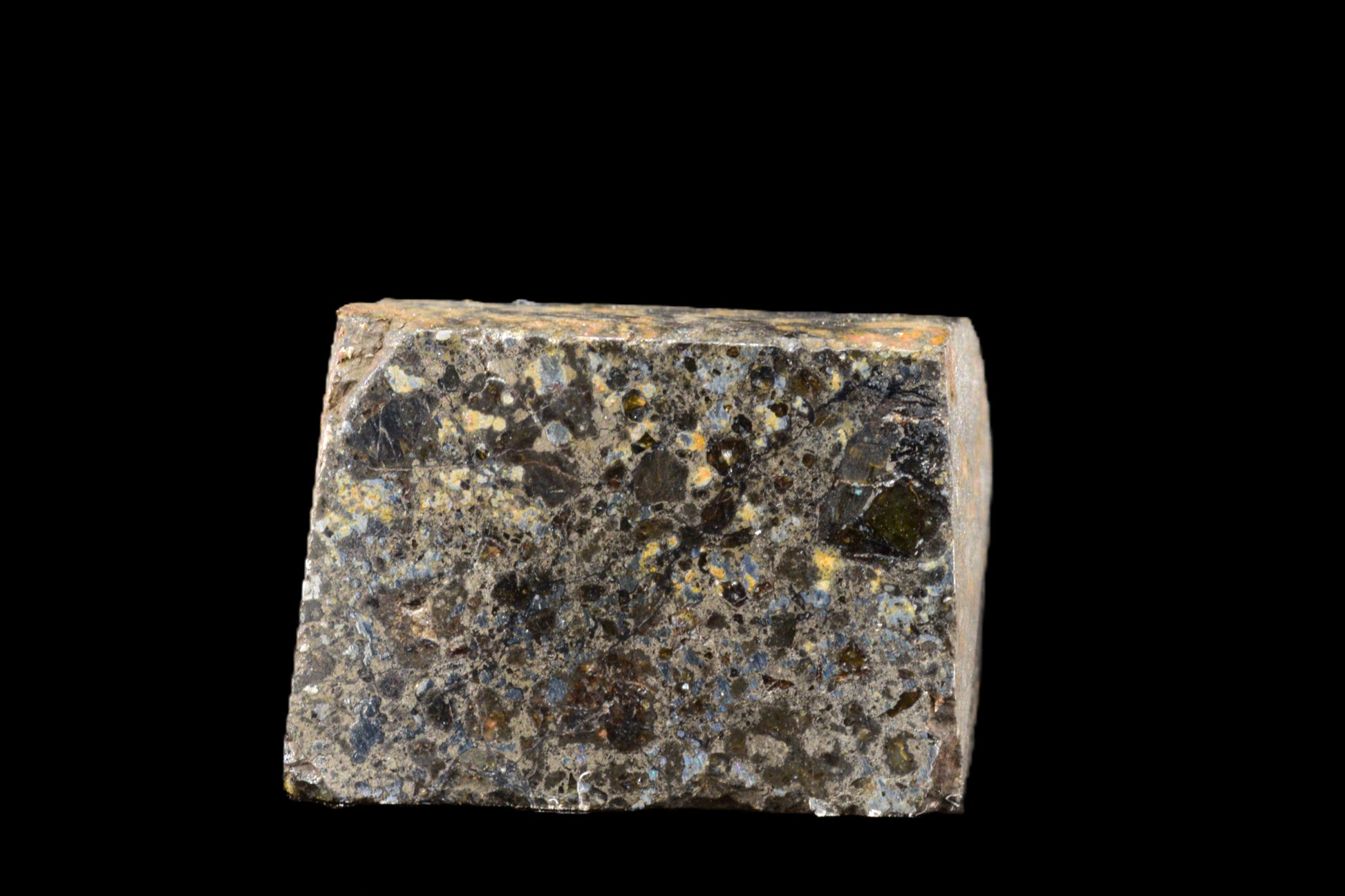 Talsint Mesosiderite Meteorite Slice – 2.43 g