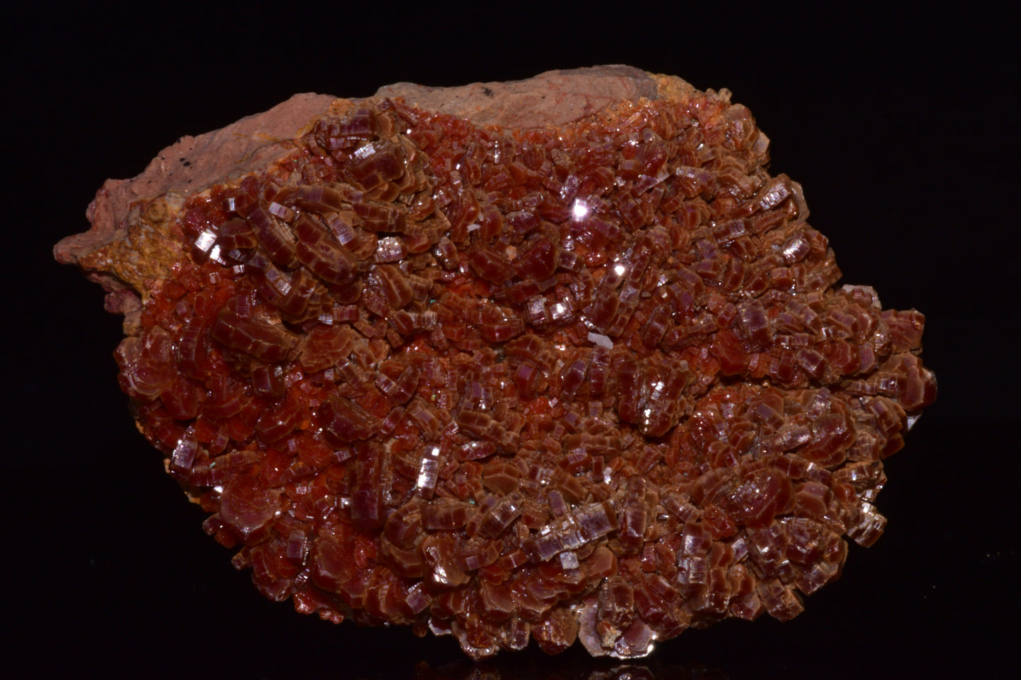 Vanadinite Crystal on Matrix – Moroccan Mineral Specimen