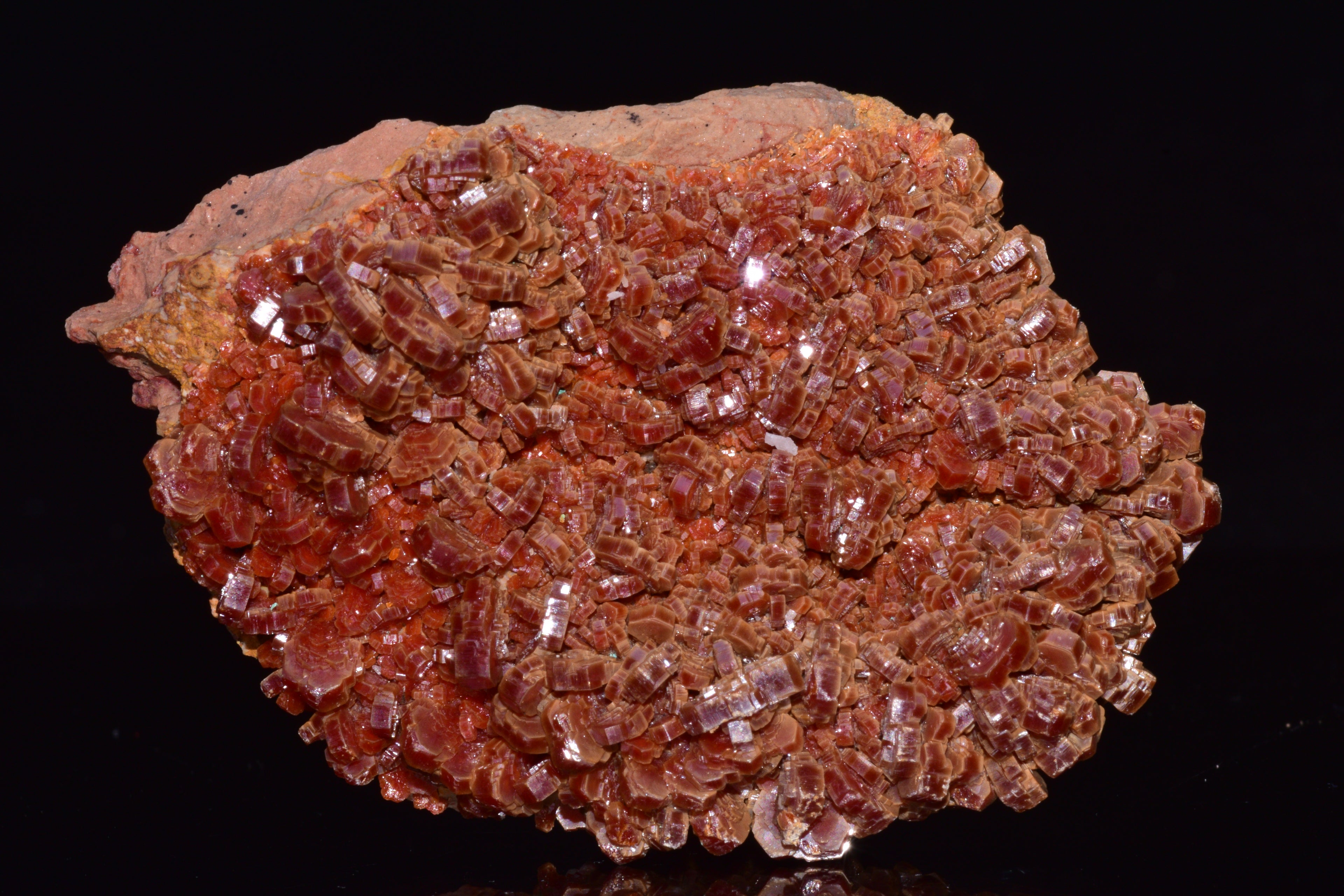 Vanadinite Crystal on Matrix – Moroccan Mineral Specimen