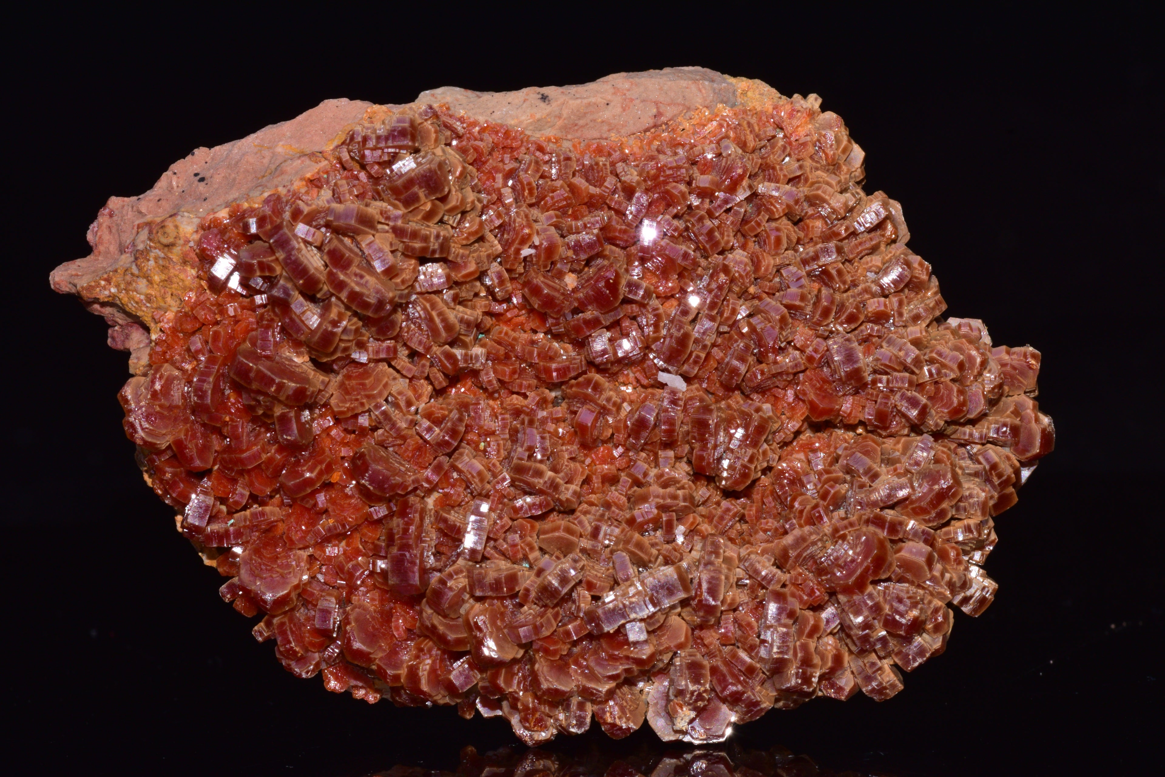 Vanadinite Crystal on Matrix – Moroccan Mineral Specimen
