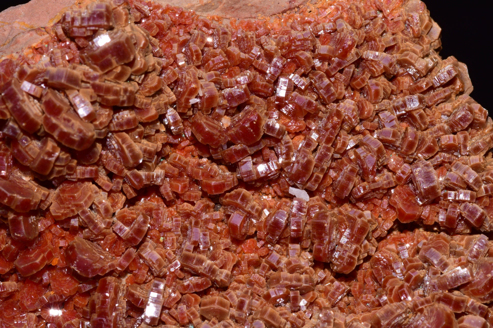 Vanadinite Crystal on Matrix – Moroccan Mineral Specimen